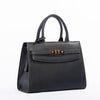 Arianne - sac à poigné noir||Arianne - Black top handle bag