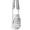Mira - sac pour bouteille en argent||Mira - silver bottle holder bag