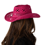 Dakota - Grand chapeau fuchsia||Dakota - Large hat fuchsia