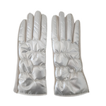 Janice Blanc - gants matelassés||Janice White - quilted gloves