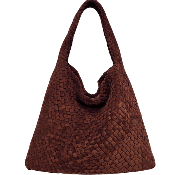 Kalyana - Sac fourre tout brun||Kalyana - Brown hobo bag