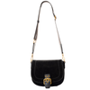 Kylie - Simili suède sac bandoulière Noir||Kylie - Black faux suede crossbody bag