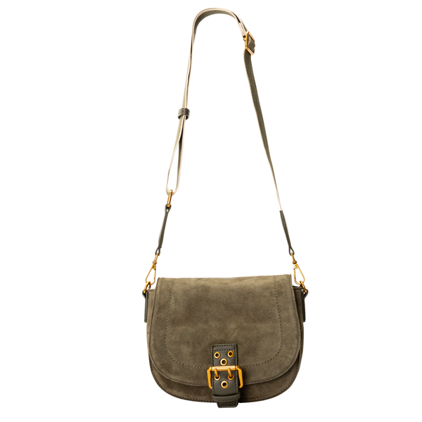 Kylie - Simili suède sac bandoulière Olive||Kylie - Olive faux suede crossbody bag