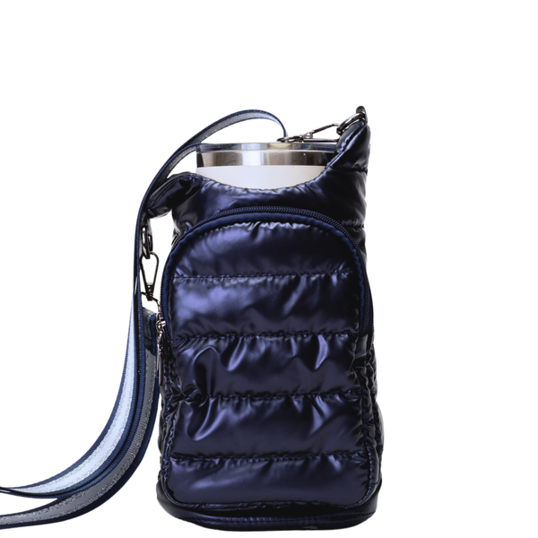 Mira - sac pour bouteille marine||Mira - navy bottle holder bag