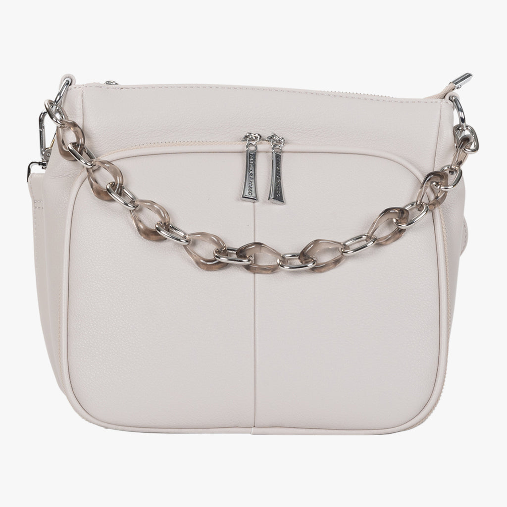 Priscilla - Sac chic avec bandoulière en chaine||Priscilla - Chain link chic purse